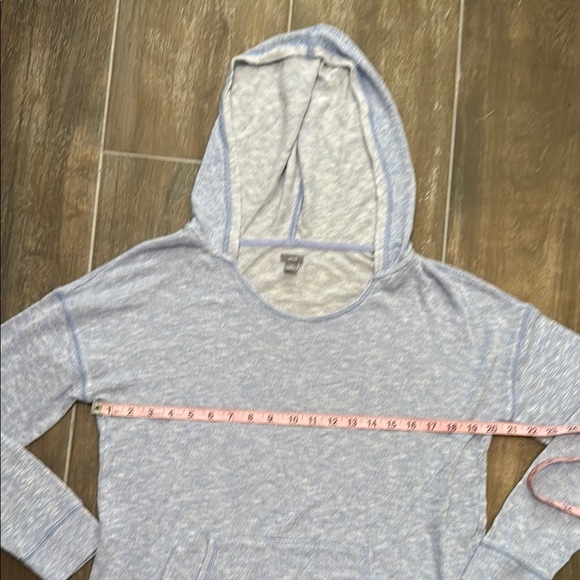Aerie Blue Relaxed Hooded Sweatshirt - Picture 4 of 5